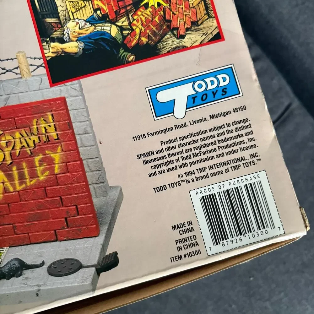 Spawn Alley Action Play Set Vintage Todd McFarlane Toy - 1994 - SEALED Brand New